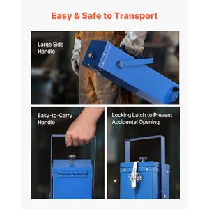 Four de séchage portable pour électrodes de soudage, capacité 10 lb, 230W 120V, séchage rapide, 18 pouces S, pour l'essorage des électrodes et les fournitures de soudage - Product Image 5