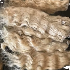 Extensions de Cheveux Humains Bruts Naturels Non Traités Blonds Bundles de Cheveux Remy Indiens avec Vague Naturelle et Styles de Vague Profonde Lâche - Product Image 3