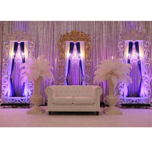 Wedding Bollywood Stage <b>Backdrop</b> Latest Design Wedding <b>Backdrop</b> Panels Modern Style Wedding Self <b>Standing</b> Panels Australia - Product Image 1