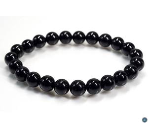 Pulsera de Cuentas Redondas de Ónix Negro Natural de 6/8/10/12 mm, Elegante y Moderna, Idea de Regalo de Proveedor Mayorista - Product Image 4