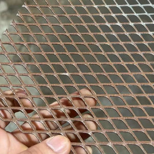 Rouleau de treillis métallique galvanisé MS à mailles losangées, haute résistance, pour passerelles et plateformes de sécurité en construction - Product Image 1