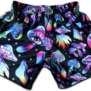 muay thai <b>shorts</b> high quality satin fabric breathable lightweight custom logo training <b>shorts</b> comfortable fit <b>men</b> women - Product Image 1