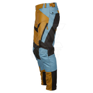 Pantalon de moto en cuir épais avec siège renforcé pour les motards professionnels et les événements de course - Product Image 4
