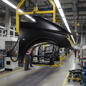 Guardabarros Delantero Derecho de Acero Original OEM para Mercedes-Benz VITO Bus (W639) 2003-2014, Número de Pieza de Repuesto 6398800700 - Product Image 1