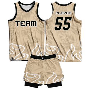 Uniforme de Baloncesto Personalizado de Alta Calidad – Camiseta y Pantalones Cortos Sublimados 100% Poliéster - Product Image 1