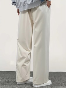 Pantalon unisexe ample en molleton, coupe droite, décontracté, idéal pour la détente, les voyages et la mode urbaine moderne pour les acheteurs - Product Image 2