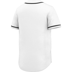 Maillot de baseball néon pop unisexe, personnalisable, respirant, en maille, avec boutons sur le devant, manches courtes - Product Image 2