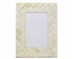 Marco de Fotos Moderno de Lujo con Incrustaciones de Hueso para Decoración de Mesa, Marco de Fotos Tallado a Mano con Franjas Negras para Cuadros - Product Image 4
