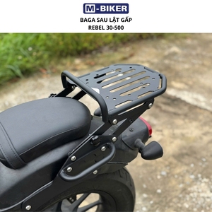 Porte-bagages arrière pliable et coulissant MBIKER PH KIN pour Rebel 300/500/1100 pour motos - Product Image 3