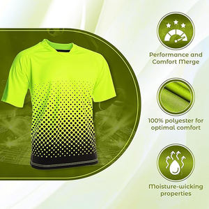 Camiseta de Fútbol, Equipación de Fútbol, Uniforme de Fútbol, Maillot de Fútbol Negro y Verde, Camiseta de Club - Product Image 6