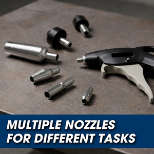 Pistolet à air professionnel à haut débit avec buse flexible, souffleur pneumatique OEM LEMATEC pour le detailing automobile, atelier, fabriqué à Taïwan - Product Image 5