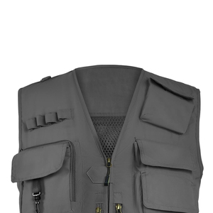 Gilet cargo multi-poches respirant et à séchage rapide pour homme, coupe-vent, pour la pêche en plein air, en vente en ligne - Product Image 3