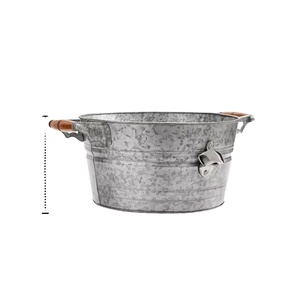 ถังทำน้ำแข็งสแตนเลสถังแช่ไวน์ขนาดใหญ่อ่างเบียร์สำหรับงานเลี้ยงบาร์งานแต่งงานและงานเฉลิมฉลองกลางแจ้ง - Product Image 6