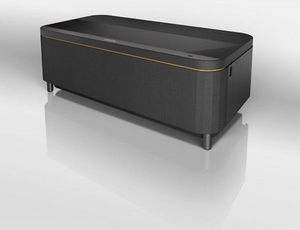 BEST - QS100 4K PRO-UHD HDR 4,500 Lumen 3LCD Ultra Short Throw Laser Projector - Black - Product Image 1