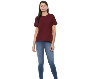 Nuevas Camisetas Elegantes de Tallas Grandes para Mujer, de Algodón y Poliéster, Casuales, Transpirables, Ecológicas, de Secado Rápido, con Logotipo Personalizable, en Venta - Product Image 1
