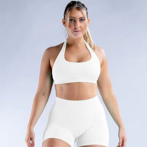 Top Deportivo de Yoga para Mujer, Alta Elasticidad, Secado Rápido, Ajustable, Estilo Halter, Sin Costuras - Product Image 5