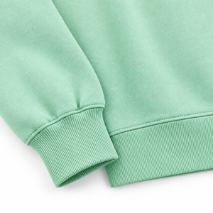 เสื้อสเวตเชิ้ตคอกลมสีเขียวแบบยูนิเซ็กซ์ แขนยาว ผ้าถัก ทรงพอดีตัว สวมใส่สบาย - Product Image 4