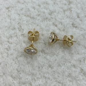 Pendientes de Diamantes Cultivados en Laboratorio de Alta Calidad, Oro Blanco de 10k, Joyería Minimalista para Mujer, Certificados por IGI, Accesorios de Novia Éticos - Product Image 5
