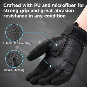 Gants de moto haut de gamme en polyester, nylon, polyuréthane, imperméables, compatibles écran tactile, antidérapants, unisexes, pour la course, le sport et le ski - Product Image 4
