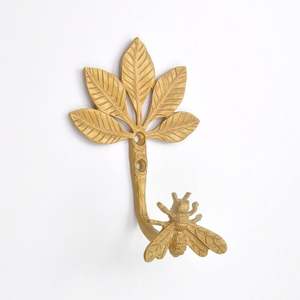 Crochet en laiton, crochet de fixation incurvé, crochet mural en laiton, crochet utilitaire en laiton, crochet Sure Hang en laiton - Product Image 2