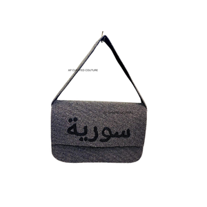 Custom Name Beaded <b>Shoulder</b> <b>Bags</b> Two <b>Straps</b> High Quality Handmade Personalized Arabic Name Designs for Women-AP Curated Couture - Product Image 1