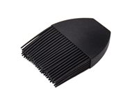 Pinceau de cuisine multifonctionnel en silicone SS430 résistant aux hautes températures, sans revêtement, pour barbecue et pâtisserie, modèle EMI-58BB