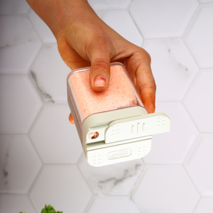 Durable plastic salt and pepper <b>box</b> with flip lid compact dual seasoning <b>container</b> for kitchen dining table use - Product Image 2