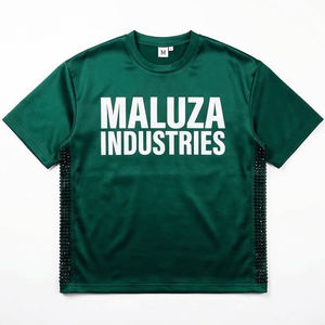 Camiseta Extra Grande de Algodón Mercerizado con Acabado Brillante, Estilo Casual, Resistente a las Arrugas, de Secado Rápido, Camiseta de Alta Calidad para Hombre de Negocios - Product Image 1