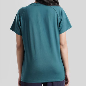 Camiseta de Yoga Deportiva de Talla Grande, Transpirable, de Verano, Ajustada, con Mangas Acampanadas, de Secado Rápido, Antipilling, Compresión, 100% Poliéster, Lisa - Product Image 2