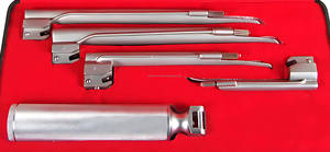 Set de Laringoscopio LED Miller con 4 Palas Rectas de Acero Inoxidable de Grado Médico Reutilizables, Instrumento Quirúrgico con Certificación CE ISO OEM - Product Image 4