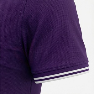 Polo à manches courtes pour homme, couleur unie, tissu Oxford tissé décontracté, coupe classique, design boutonné - Product Image 6