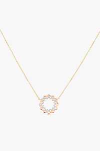 Collier pendentif Chakra Couronne de Diamants en Or Massif 14K 18K, serti pavé, diamant de laboratoire rond, 17 pouces, solitaire, pour usage quotidien, bijoux modernes - Product Image 3