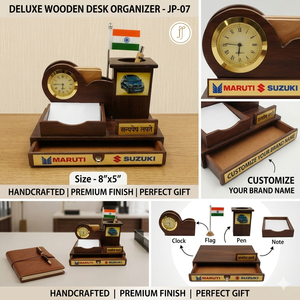 SmartDesk Personalized Wooden Table <b>Top</b> with Printing for Back to School & Graduation - Product Image 3