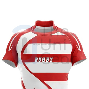 High Quality Breathable 100% Polyester Rugby Jersey Shorts Set for Men Women New Design Wholesale Football <b>Players</b> Uniforms - Product Image 6