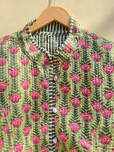 Edredón Acolchado Hecho a Mano en India, 100% Algodón Ecológico, Antiarrugas, Transpirable, de Secado Rápido, con Estampado Digital y Bolsillo Frontal, para Otoño e Invierno - Product Image 3