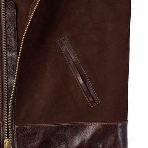 Chaleco de Motociclismo de Cuero Genuino de Alto Rendimiento, Chaleco de Seguridad Protector a Prueba de Viento para Hombre, Talla Grande, Personalizado - Product Image 5