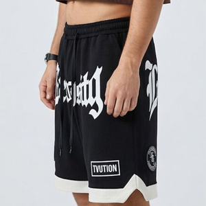 Pantalones Cortos Deportivos de Cintura Alta para Hombre, Tejido Transpirable y de Secado Rápido de Spandex/Poliéster, Cintura Elástica, para Correr y Entrenamientos en el Gimnasio - Product Image 2