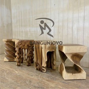 Modern Handmade Wood <b>Coffee</b> <b>Table</b> Stool Living Room Furniture Solid Wood Design - Product Image 2