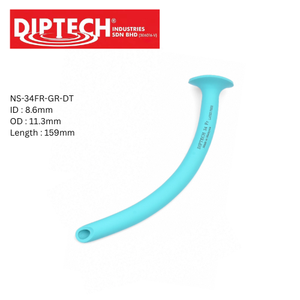 ท่อช่วยหายใจทางจมูกแบบใช้แล้วทิ้ง ยี่ห้อ Robertazzi Design รุ่น Nasopharyngeal Airways Latex Free NS-34FR-GR-DT Trumpet Flange ของมาเลเซีย - Product Image 1