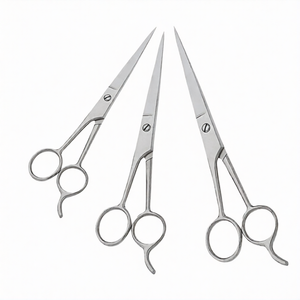 3 Pcs Barber Hair Cutting Scissors Set 5.5, 6.5, 7.5 Inch Professional Hairdressing <b>Shears</b> Stainless Steel Salon Grooming <b>Tool</b> - Product Image 1