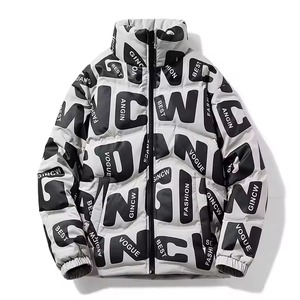 Custom Wholesale Mens Winter Puffer Jacket Thick Warm Quilted <b>Bubble</b> <b>Coat</b> with Detachable Hood Windproof Cotton Padded Outerwear - Product Image 1