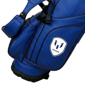 Design Your Own Product Low MOQ Leather <b>Golf</b> Bags For Sale High Quality Customized Embroidered Logo PU Leather <b>Golf</b> Bag - Product Image 6