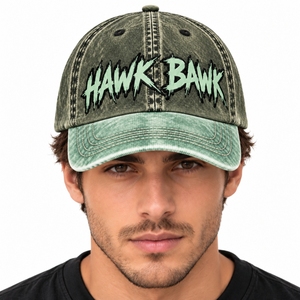 Gorra Unisex Personalizada de Pana con Correa Trasera Ajustable, Patrón de Letras Bordadas en Hilo de Algodón, Gorra Casual - Product Image 1