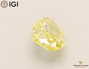 Diamante Cultivado en Laboratorio CVD, Claridad VS1, Color Amarillo Intenso, Corte Pera, 2.00 Quilates, con Certificado IGI, para Compromiso Especial - Product Image 5
