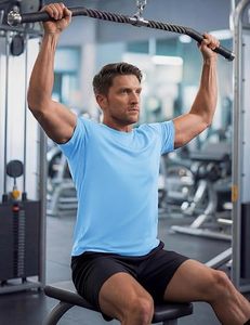 Seamless UV-Protection Mens Quick-Dry T-<b>Shirt</b> For Running With Muscle Support Fit - Product Image 6