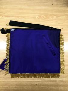 Delantal Masónico Personalizado al por Mayor para Maestros Masones, Delantal Ceremonial Premium para Logia Masónica con Cuentas Bordadas y Pin de Seguridad - Product Image 3