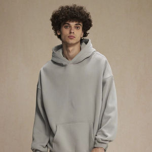 Sweat à capuche pour homme en molleton de coton doux avec capuche réglable, poche kangourou, style décontracté pour tous les jours, confortable et tendance - Product Image 4