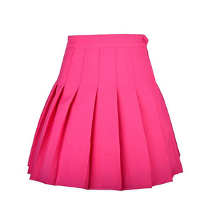 Faldas Escolares Casuales para Mujer, 100% Algodón, Ajustables, Transpirables, a Media Pantorrilla, de Alta Calidad, Personalizadas, con Patrón Sólido - Product Image 1