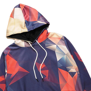 เสื้อฮู้ดดี้สีพื้นสำหรับผู้ชาย ลายพิมพ์แบบซับลิเมชั่น สำหรับสตรีทแวร์ ดีไซน์ล่าสุด ขายดี - Product Image 3