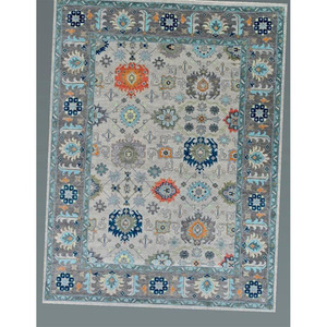 Hand-Knotted Wool High Pile Abstract Pattern Premium Quality Handmade Eco-Friendly Modern Carpet Rug <b>Floor</b> <b>Covering</b> - Product Image 4